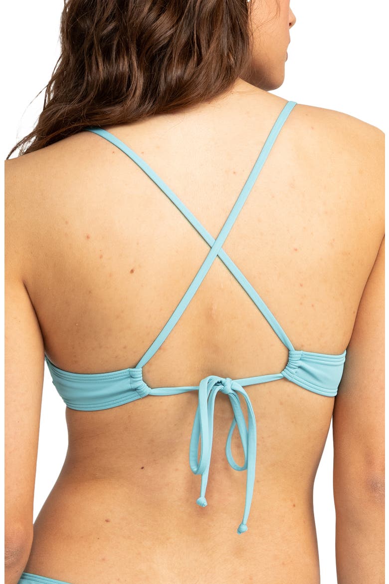 Beach Classics Athletics Triangle Bikini Top, Alternate, color, MAUI BLUE