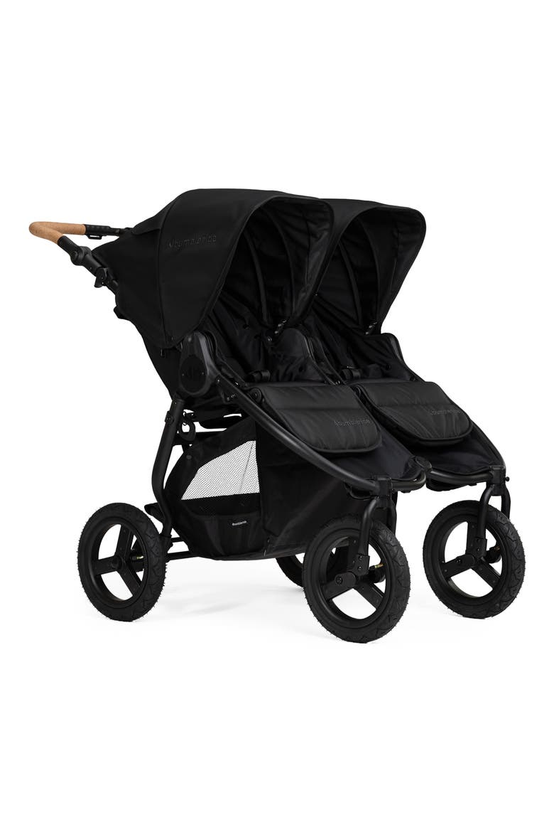 Indie Twin Stroller, Main, color, BLACK