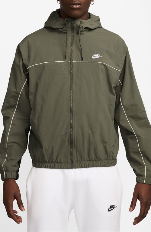 Nike Club Hooded Jacket In Green