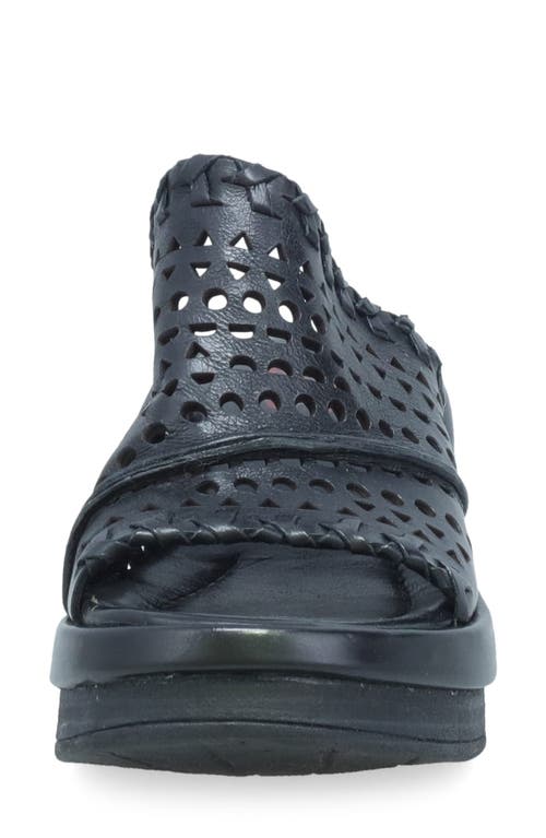 As98 A.s.98 Sturgis Wedge Sandal In Black