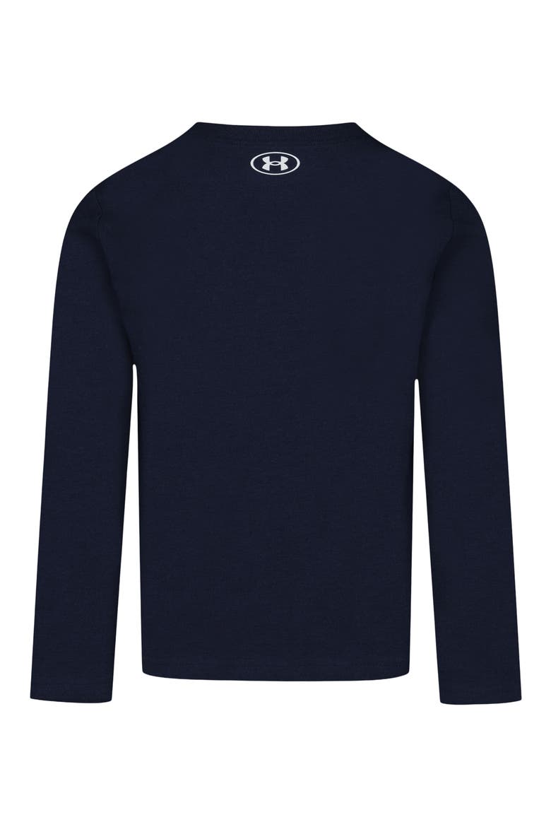 Kids' Logo Satellite Stretch Cotton Blend Graphic T-Shirt, Alternate, color, MIDNIGHT NAVY