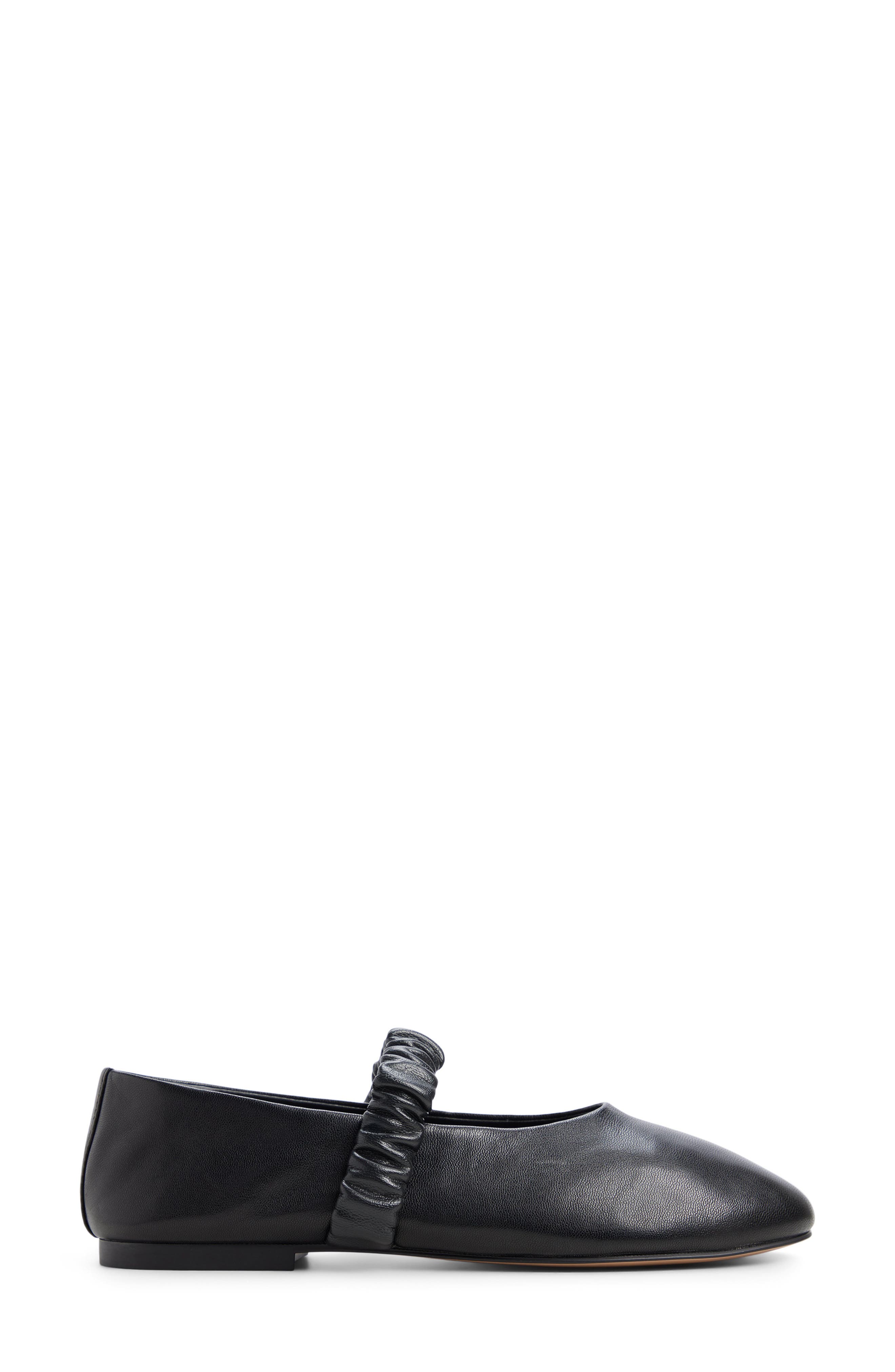 Haylia Mary Jane Flat, Alternate, color, BLACK