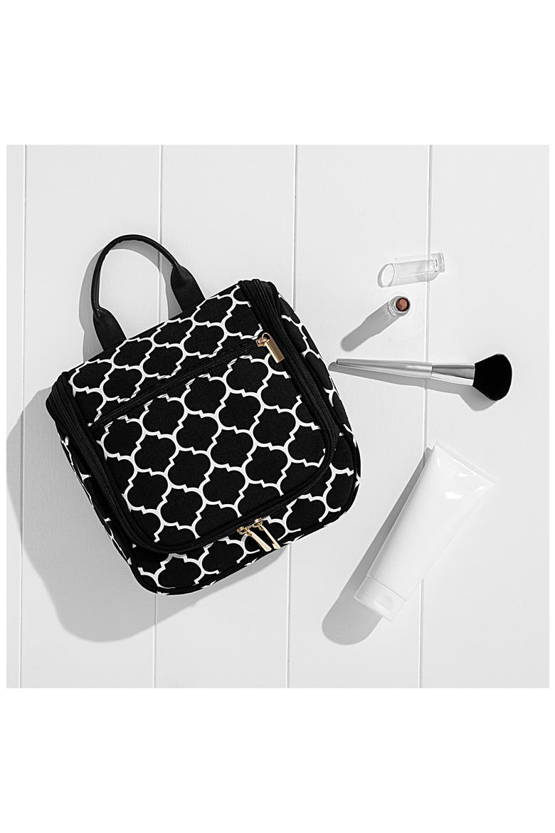 Monogram Travel Kit, Alternate, color, BLACK