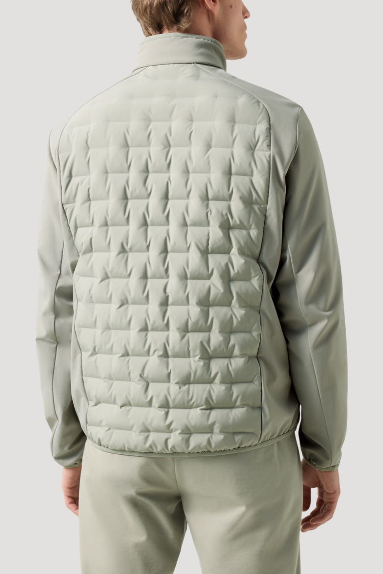 Dajan Hybrid Jacket, Alternate, color, Eucalyptus