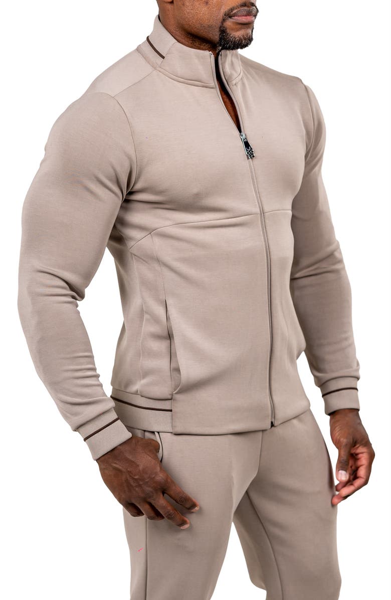 Maceoo Marthyr0002 Grey Zip Sweatshirt, Alternate, color, 