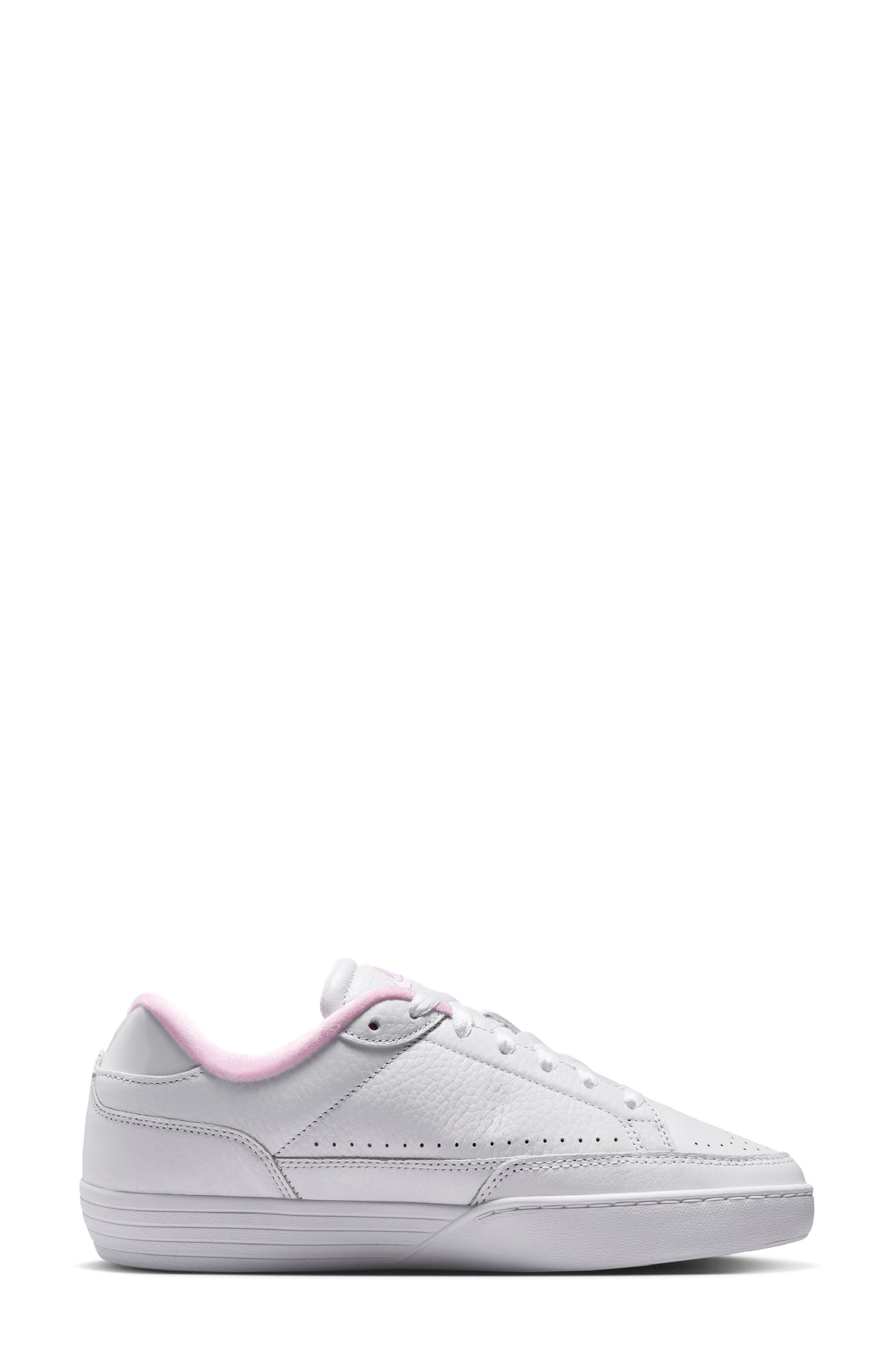 Tennis Centre Sneaker, Alternate, color, WHITE/ LILAC/ SILVER/ PINK