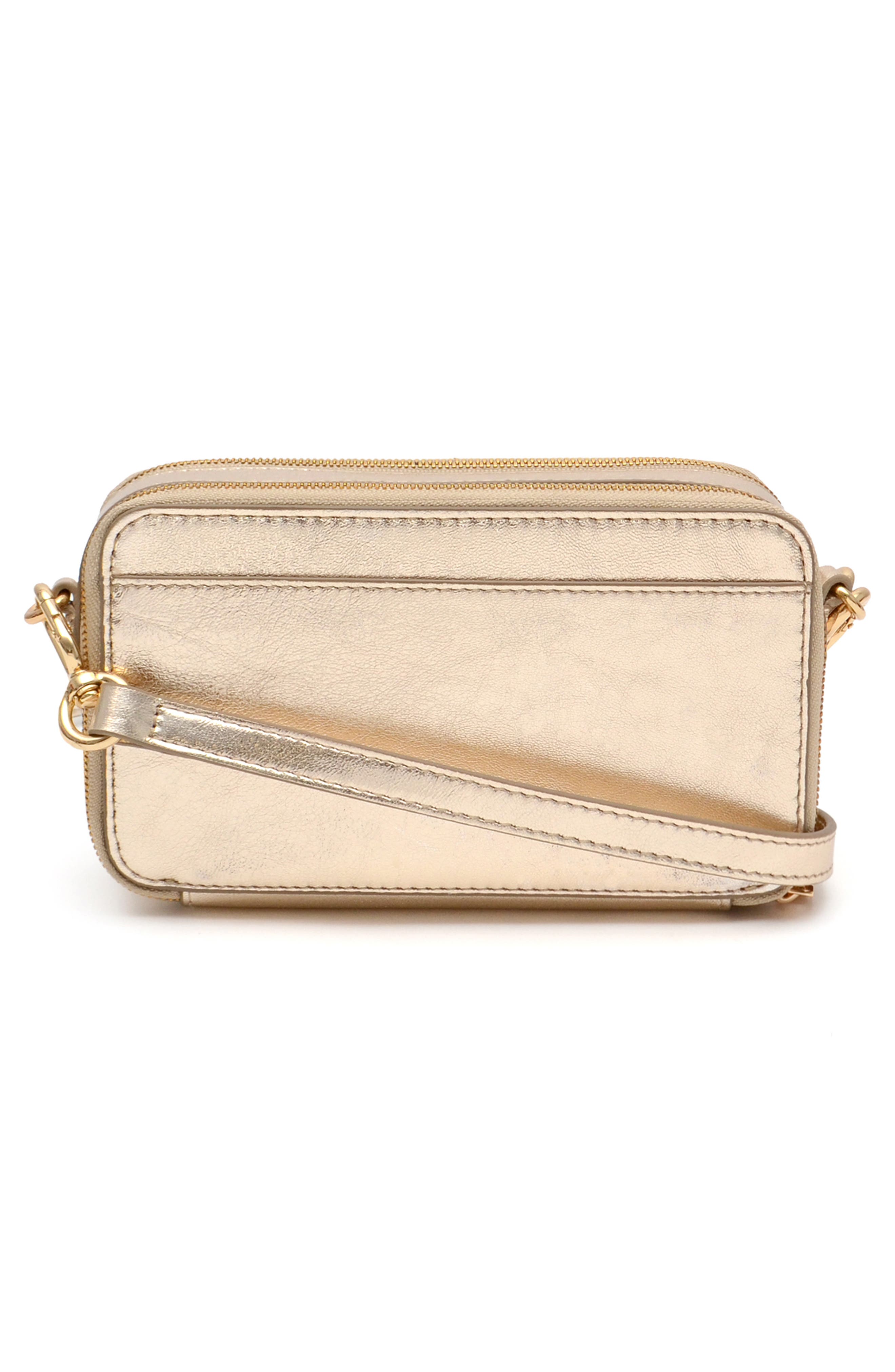 Thacker Ronnie Metallic Crossbody Bag, Alternate, color, 