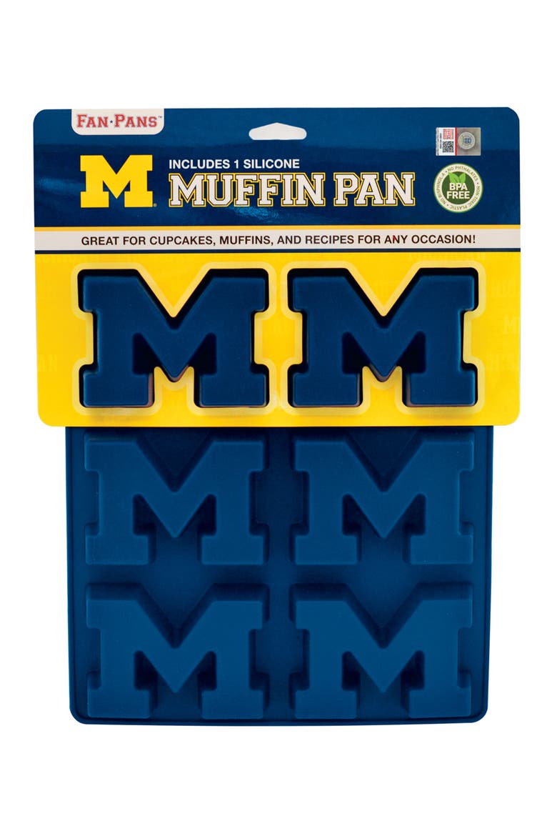 Michigan Wolverines Muffin Pan, Main, color, Multicolor