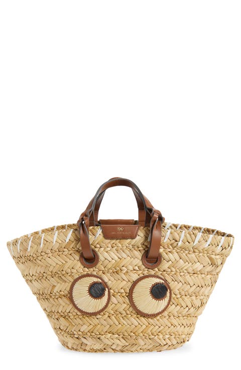 Small Eyes Seagrass Basket Tote