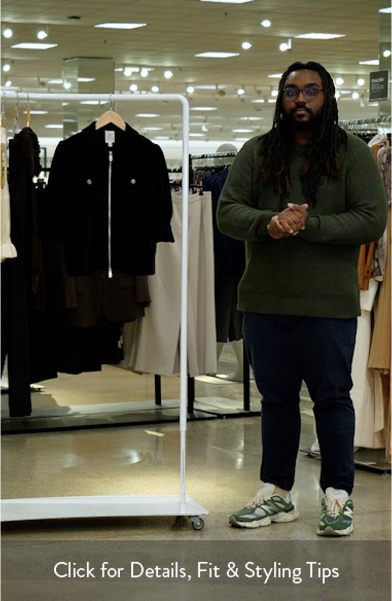 Holly Elbow Sleeve Velour Jacket, sales video thumbnail