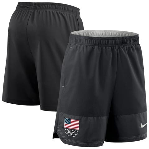 Men's Nike  Black Team USA Dri-FIT Woven Shorts