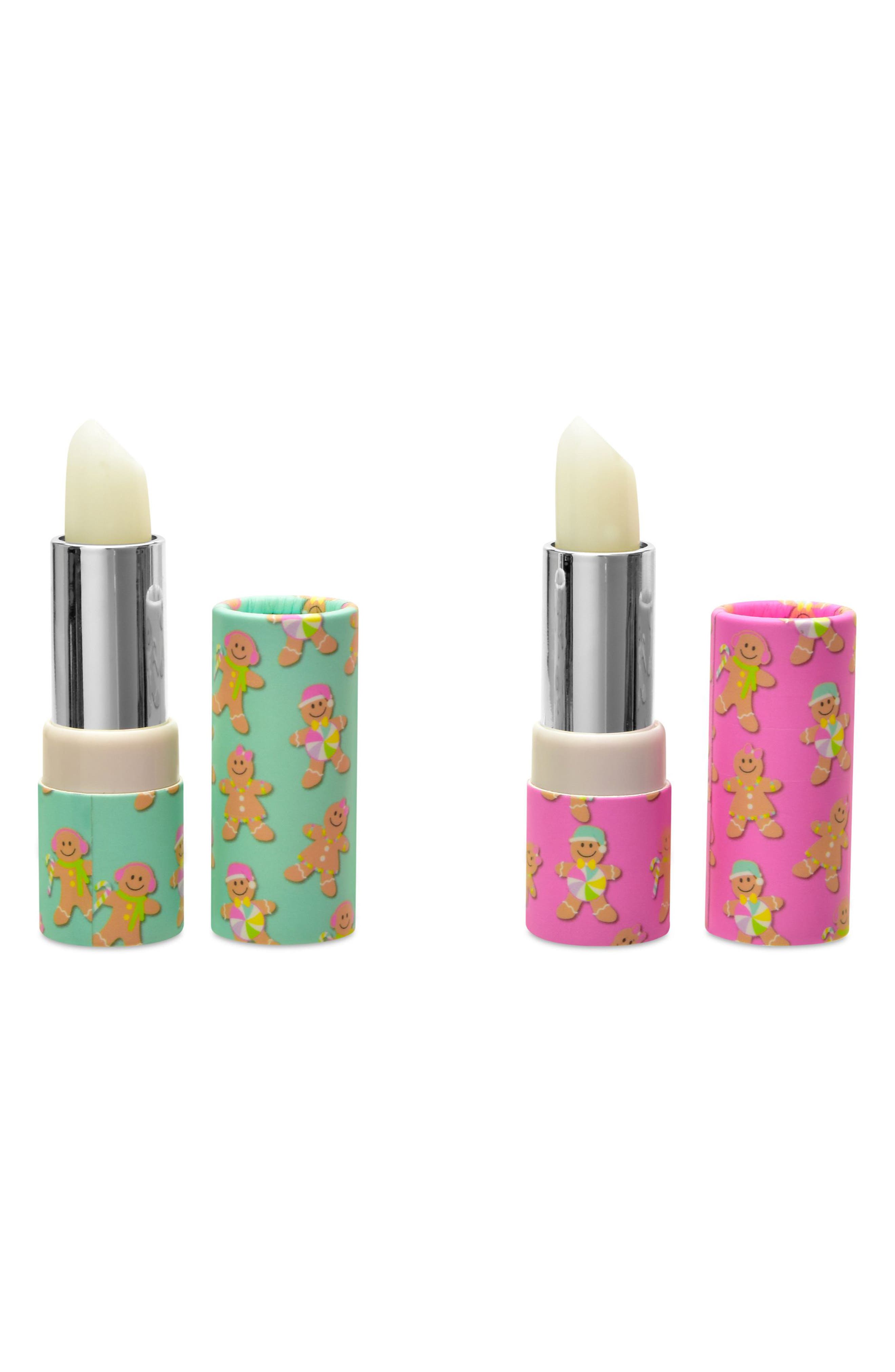 Iscream Kids' Gingerbread Lip Balm Set in Multi 