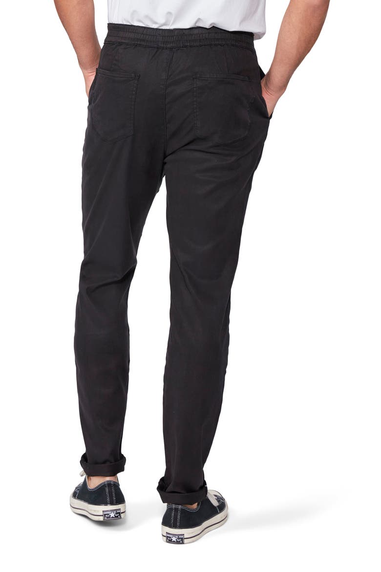 Fraser Brushed Twill Pants, Alternate, color, BLACK
