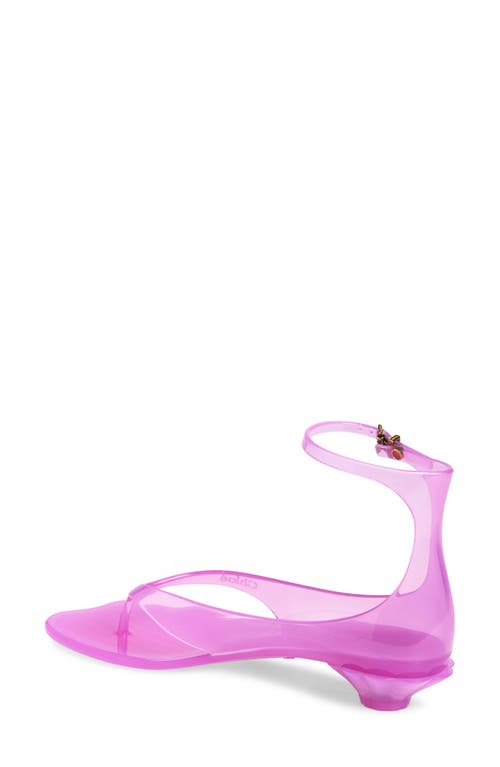 Chloé Jelly Ankle Strap Sandal In Pink