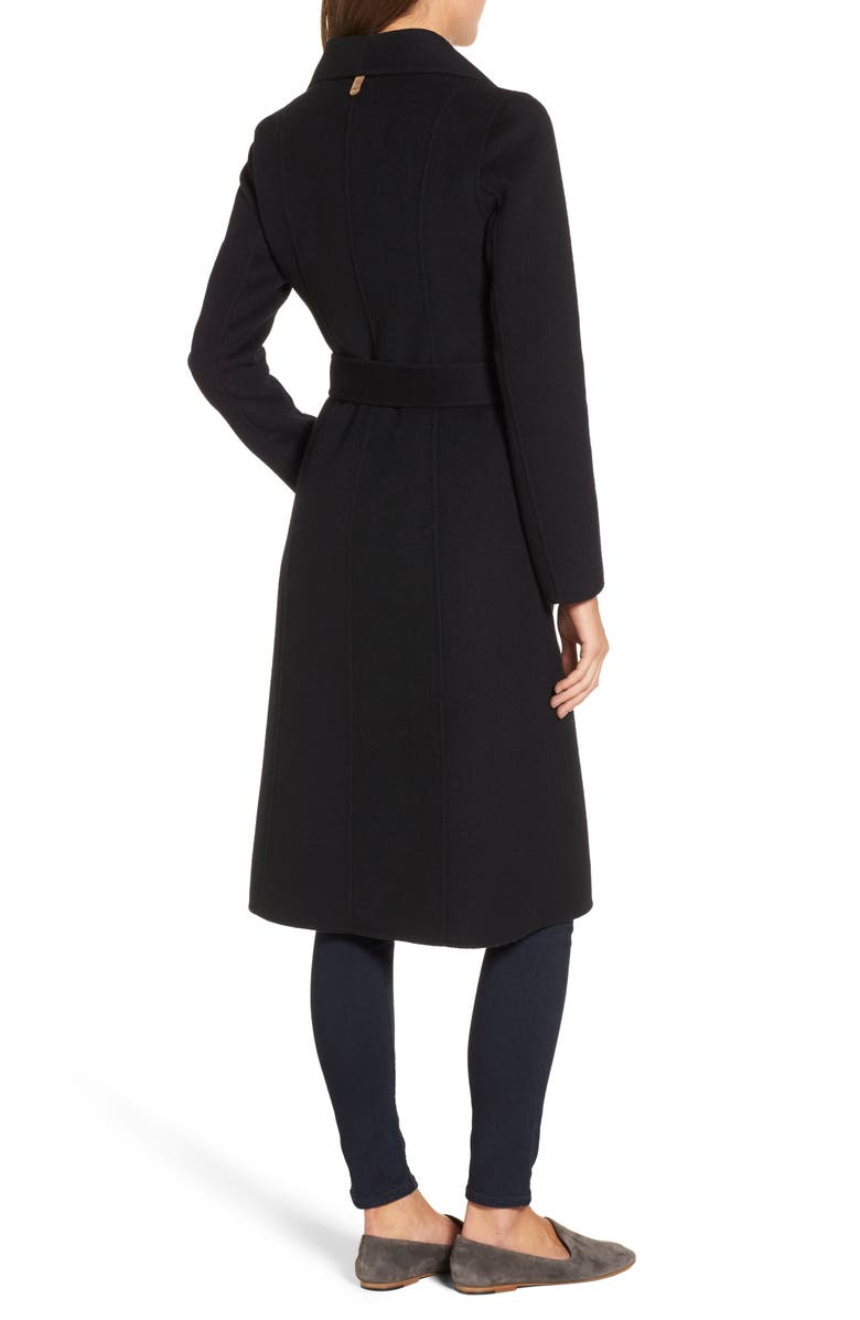 Mackage Norah-N Double Breasted Wool Blend Long Military Coat, Alternate, color, 