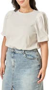 English Factory Puff Sleeve Cotton Top