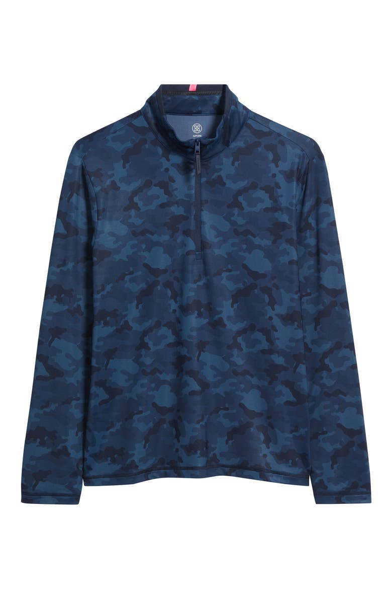 Quarter Zip Performance Golf Pullover, Alternate, color, TWILIGHT CAMO