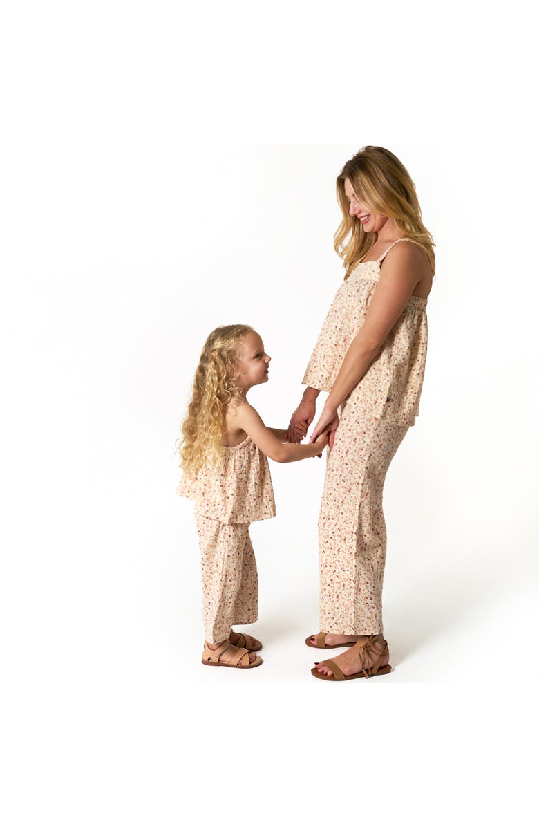 Modern Moments<sup>™</sup> by Gerber Top and Cropped Pants Set, Alternate, color, Beige Vine Floral