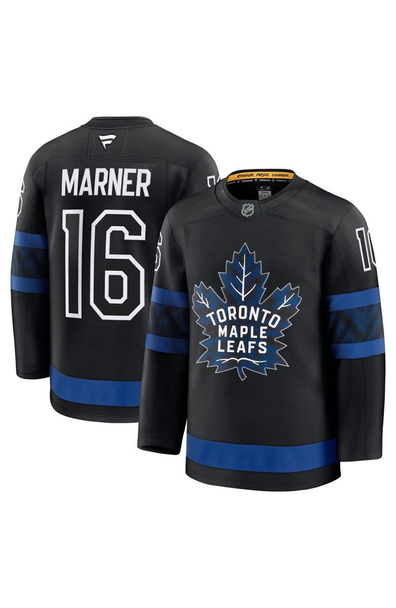 FANATICS Men's Fanatics Mitch Marner Black Toronto Maple Leafs Alternate Premium Jersey, Main, color,