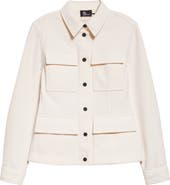 Moncler Grenoble Jersey Interlock Shirt Jacket