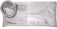 TOM FORD Python Embossed Leather Clutch