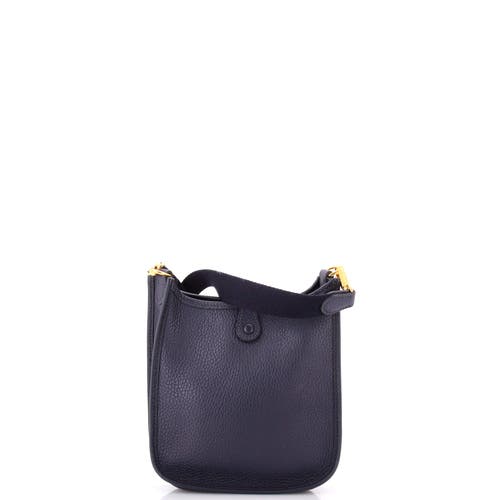 Pre-owned Hermes Hermes Evelyne Bag Gen Iii Clemence Tpm In Blue