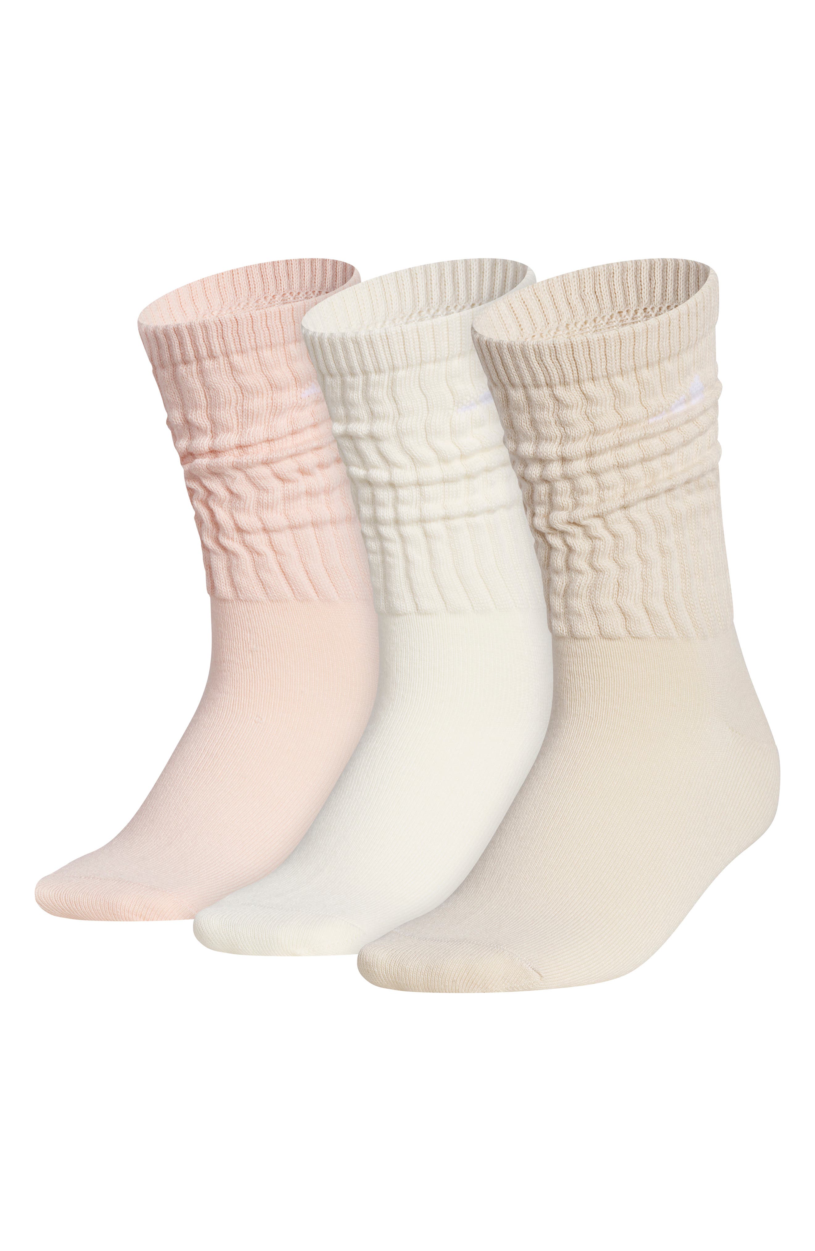 adidas Scrunch Athletic 3-Pack Crew Socks