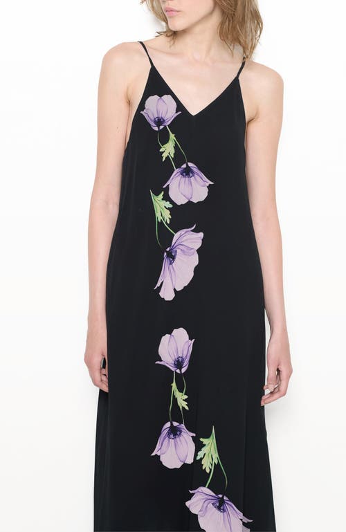 As By Df Christa Maxi Slip Dress In Black