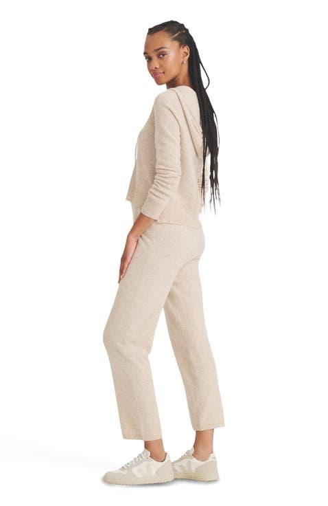 Signature Cashmere Cropped Hoodie