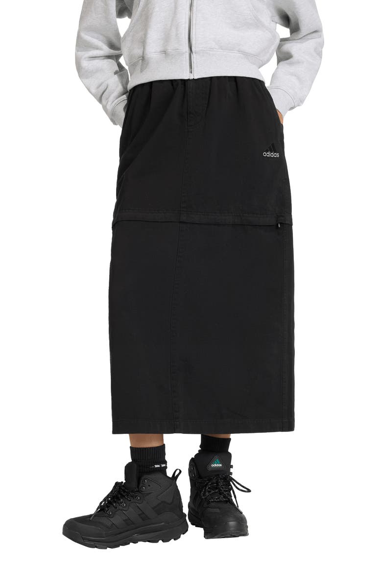 EQT Convertible Skirt, Main, color, BLACK/