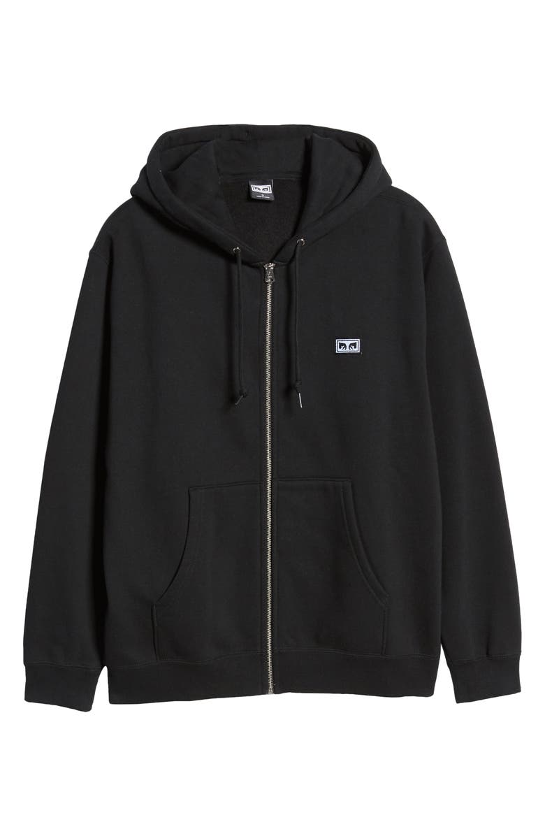 Obey All Eyez II Zip Hoodie, Alternate, color,