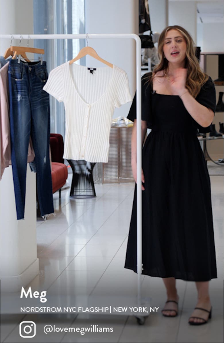 Anthy Open Stitch Knit Top, sales video thumbnail