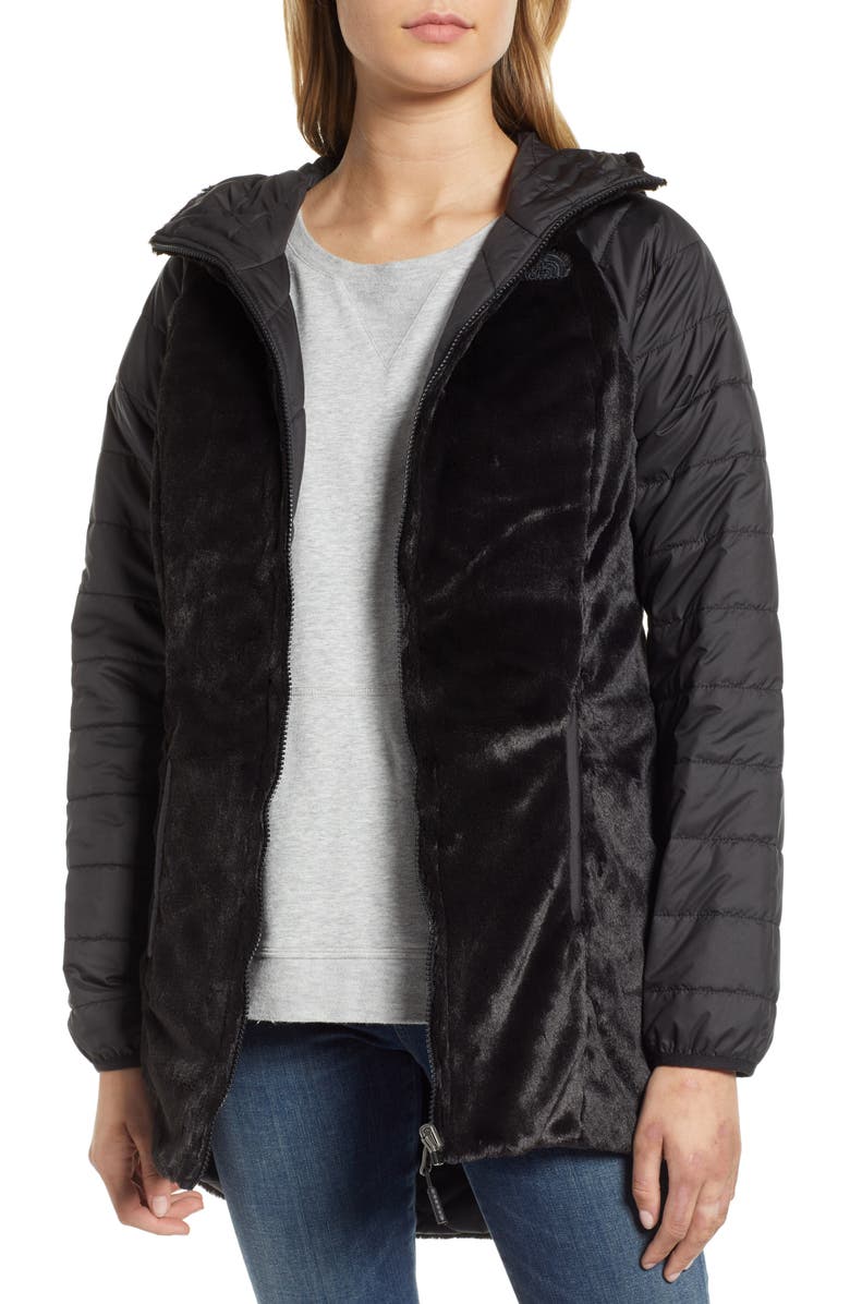 The North Face Mossbud Reversible Insulated Parka, Alternate, color, 