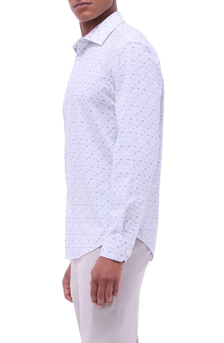 Bugatchi James OoohCotton<sup>®</sup> Button-Up Shirt, Alternate, color, Sand