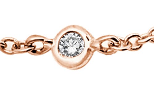 Crislu Cubic Zirconia Bezel Station Bracelet In Gold