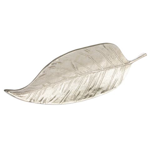 Aluminum Leaf Shaped Tray