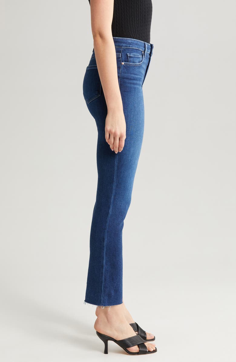 PAIGE Cindy Raw Edge Straight Leg Jeans, Alternate, color, Foreign Film