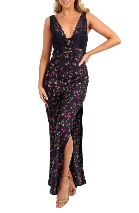 Cammy Floral Print Maxi Slipdress