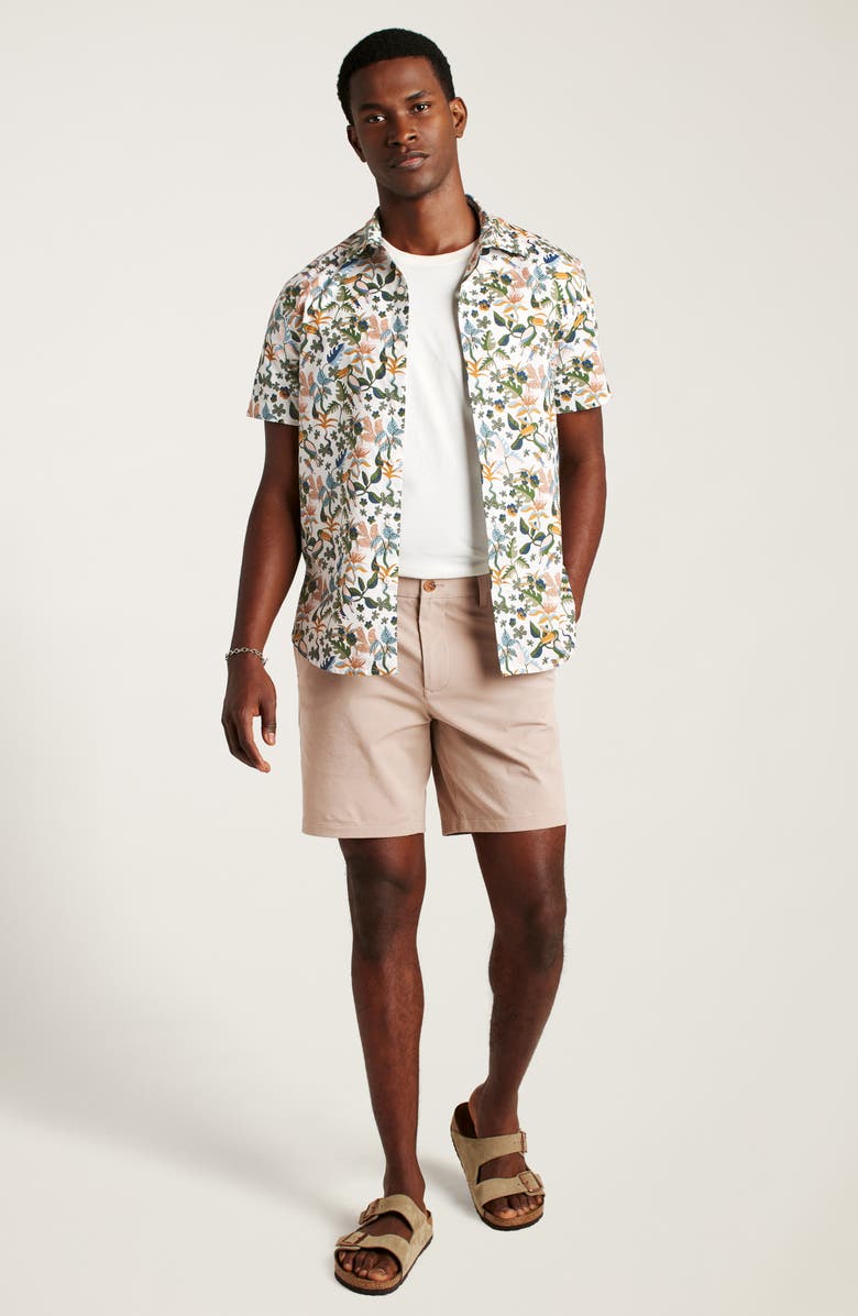 Bonobos Riviera Botanical Short Sleeve Button-Up Shirt, Alternate, color, Toucan Paradise