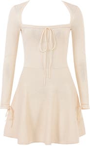 HOUSE OF CB Caprice Long Sleeve Knit Dress