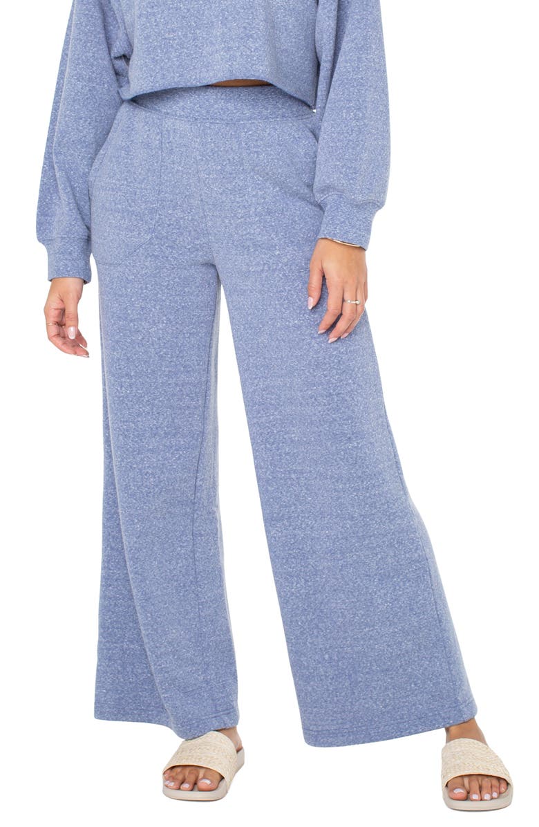 Roxy What a Dream Wide Leg Sweatpants, Main, color, Coastal Fj