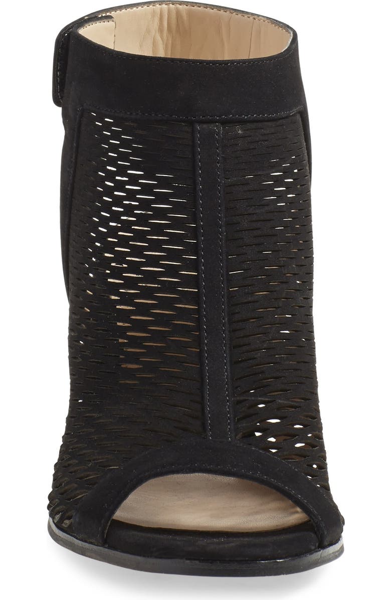 Vince Camuto 'Lavette' Perforated Peep Toe Bootie, Alternate, color,