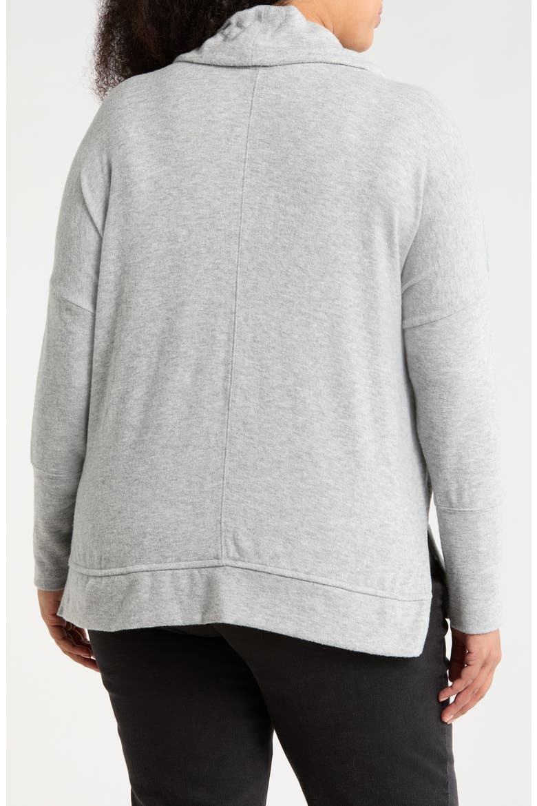 Cowl Neck Tunic Top, Alternate, color, GREY HEATHER