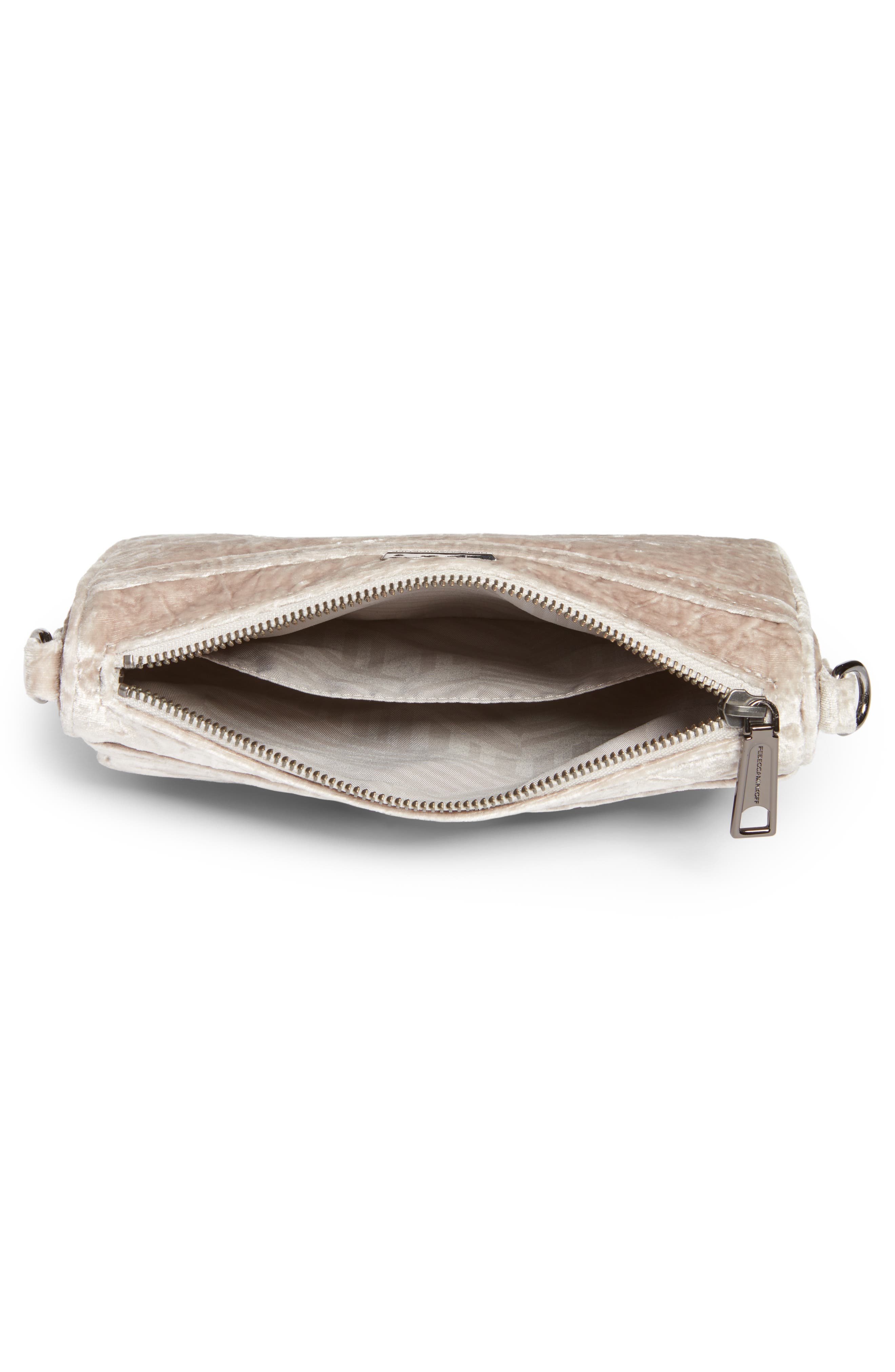 Rebecca Minkoff Mini MAC Velvet Convertible Crossbody Bag, Alternate, color, 