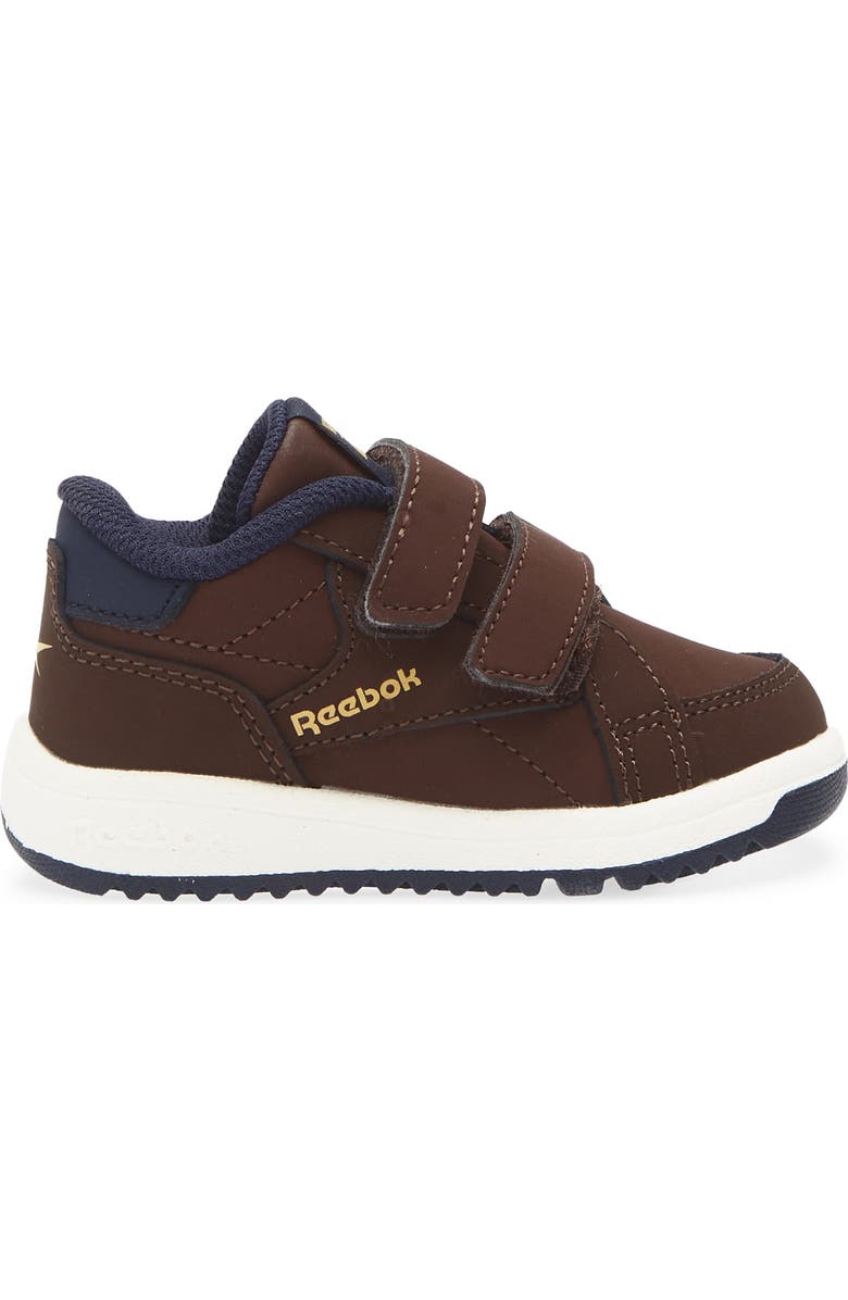 Reebok Kids' Weebok Clasp Sneaker, Alternate, color, Brown Navy Gold