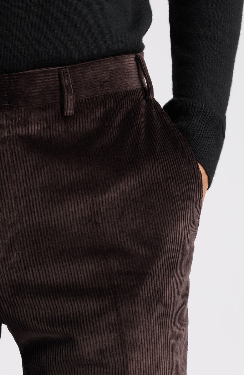 Stretch Cotton Corduroy Trousers