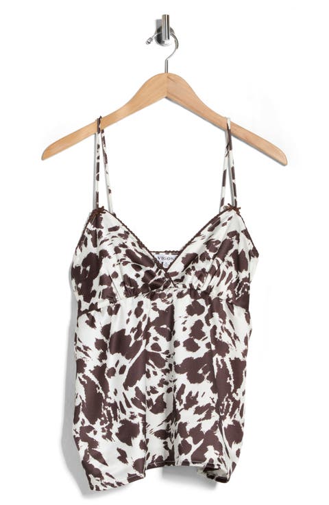 Printed Satin Camisole