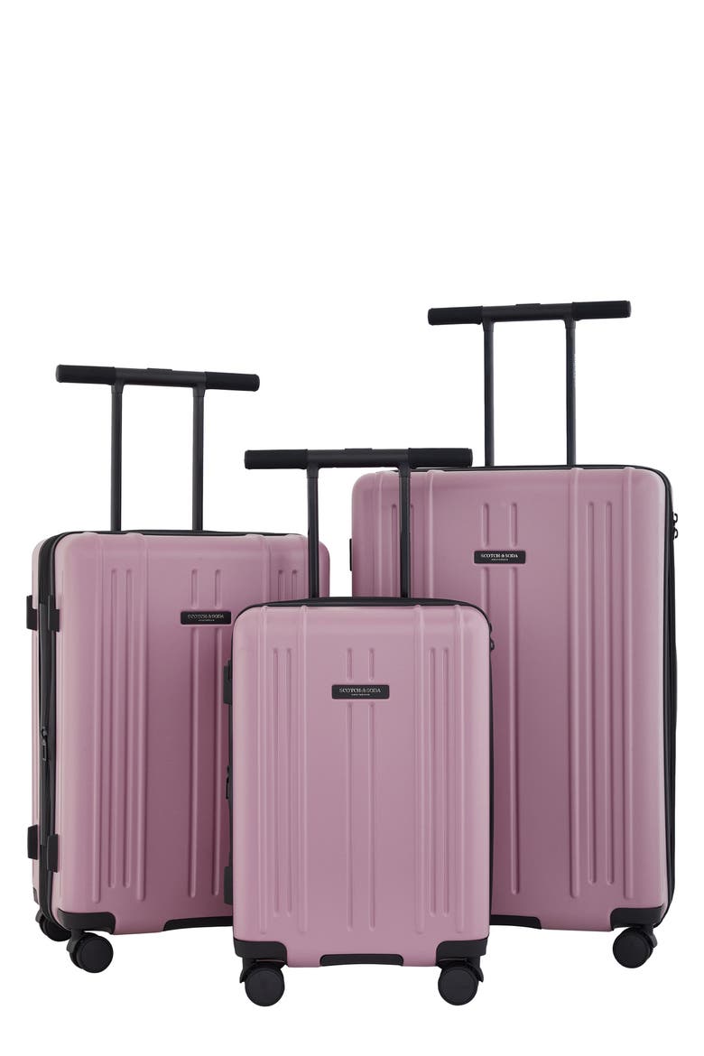 Eindhoven 3-Piece Luggage Set, Main, color, CADILLAC PINK