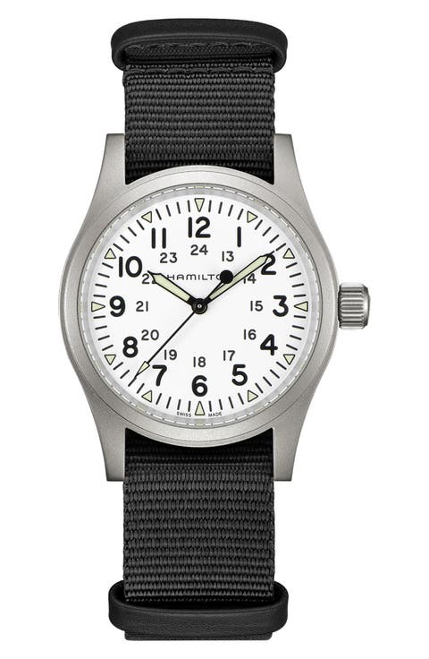Khaki Field Mechanical NATO Strap Watch, 38mm