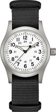 Hamilton Khaki Field Mechanical NATO Strap Watch, 38mm